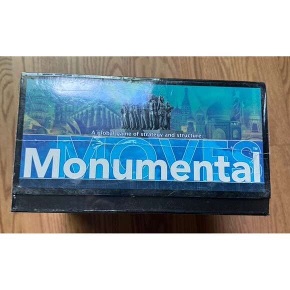 NWT‎ Monumental Moves Global Board Game Of Strategy 3D Geography New, Sealed Box - Picture 2 of 3